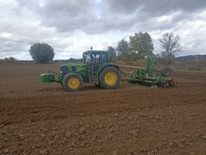 John Deere 6630 + Amazone  Catros 4002