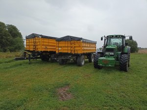 John Deere 6630 + wielton 10 t/ Tandem wielton 12 t