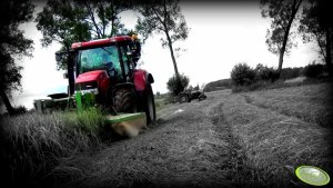 Case Maxxum 125 / Kosiarka czołowa 2.65 & tylna 2.10 SaMasz