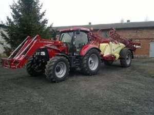 Case IH Maxxum 125 + Hardi Navigator 3000