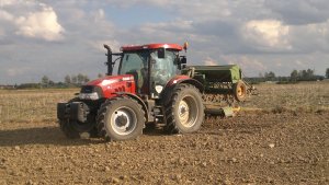 Case Maxxum 125 & Agregat uprawowo-siewny Eberhard++Amazone D7 super