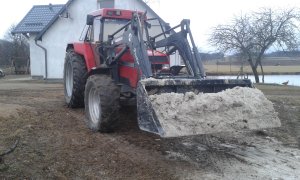 Case Maxxum 5130 & tur Faucheux 120