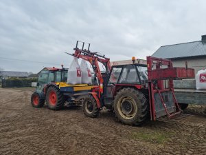 Kubota M5091 + Bogballe M1 Trend & Zetor 7745