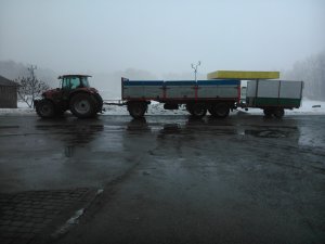 Case Maxxum 110 + Fruehauf + 2osie