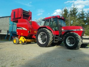 Case 5140 + New Holland br 750