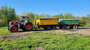 Kubota m7152, wielton i pronar