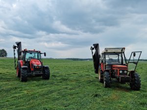 Kubota M5091 + Vicon & Zetor 7745 + Vicon