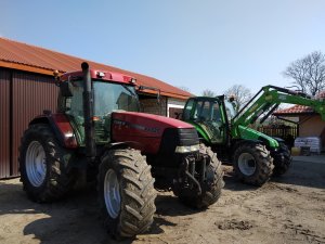 Case Mx 135 + Deutz-Fahr Agrotron 4.95