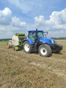 New Holland T6.165 & Claas Variant 280