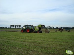 Claas Arion 420 + Claas Rollant