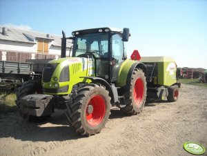 Claas Arion 610 + Claas Rolland 340