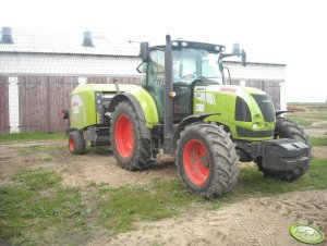 Claas Arion 610 + Claas Rollant 340