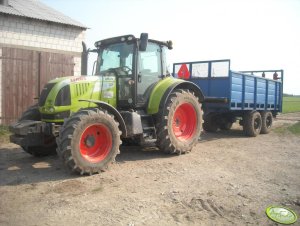 Claas Arion 610 + Forschritt