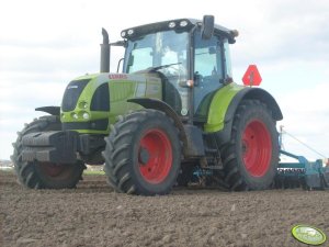 Claas Arion 610 + Sulky