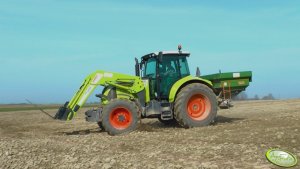 Claas Arion 610C + Amazone ZA-M 1500