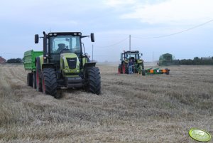 Claas Arion 620, Axos 320 i JD 1570