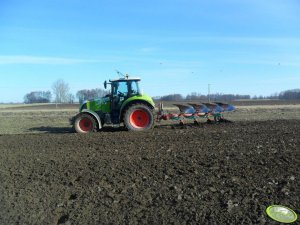 Claas Arion 620 CIS & Kverneland EM 100