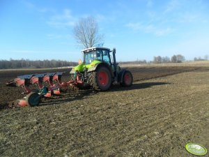 Claas Arion 620 CIS & Kverneland EM 100