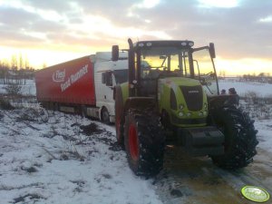 Claas Arion 620 vs MAN