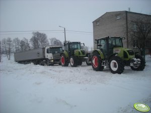 Claas Arion i Celtis vs Scania