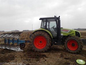 Claas Arion 410 + Lemken