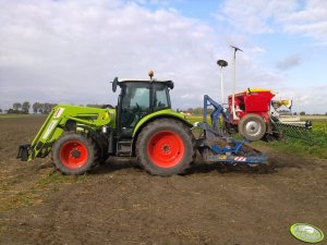 Claas Arion 410 CIS & Agregat Rolmako & Pottinger Vitasem 302