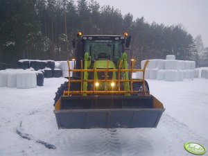 Claas Arion 420 CIS + Claas Fl 120 + Mulitiłopata