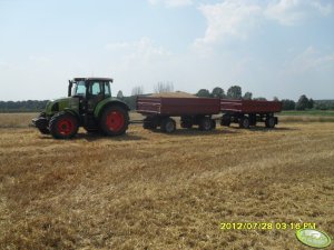 Claas Arion 520 + 2x HL 6011