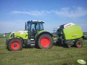 Claas Arion 610 Cis + Claas Variant 360RC