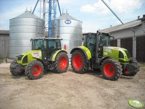 Claas Arion 610 i Claas Celtis 436