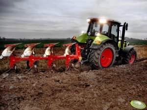 Claas Arion 620 CIS + Kuhn Master 102