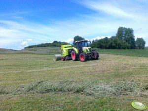 Claas Arion 630 C.I.S & Rollant 350RC