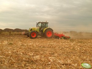 Claas Arion 640cis + Agro-masz