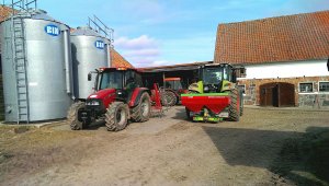 Case Jx1100u + brony, Claas Arion 430 Cis + Unia MX 1200, Zetor 5340 + Expom Universal