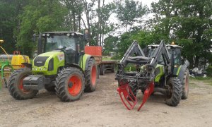 Claas Arion 410 + Claas Elios 220