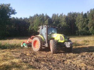 Claas Arion 410 cis + Agromasz 3m