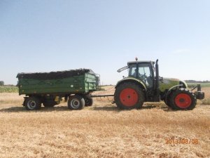 Claas Arion 610 C.I.S & Wielton 10