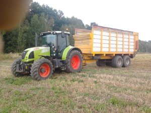 Claas Arion 620 & Veenhuis silagewagen