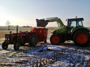 Claas Arion 430 & MF 255& RMH VR4