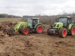 Claas Arion 610c i Claas Axos 330cx