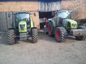 Claas Arion 630c i Claas ARES 836RZ