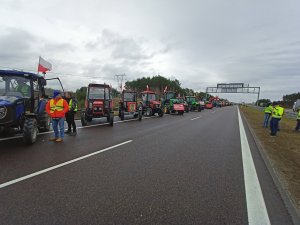 Strajk rolników Kurów-Puławy