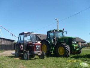 John Deere 6830 & Escort 335