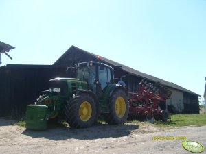 John Deere 6830 + Kverneland