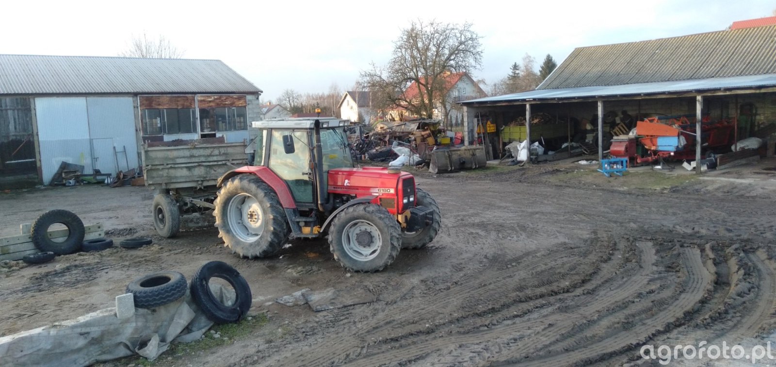 Foto traktor Massey Ferguson 6180 #832813 - Galeria rolnicza agrofoto