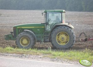 John Deere 8400 + Kverneland