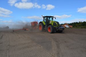 Claas Axion 850 & Vaderstad  Rapid A 600 S