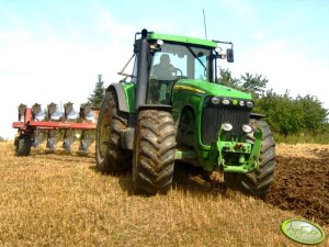 John Deere 8420 & Kverneland