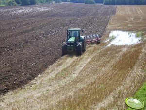 John Deere 8420 & Kverneland