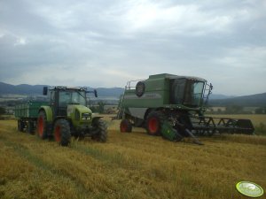 Fendt 5220 oraz Claas 566